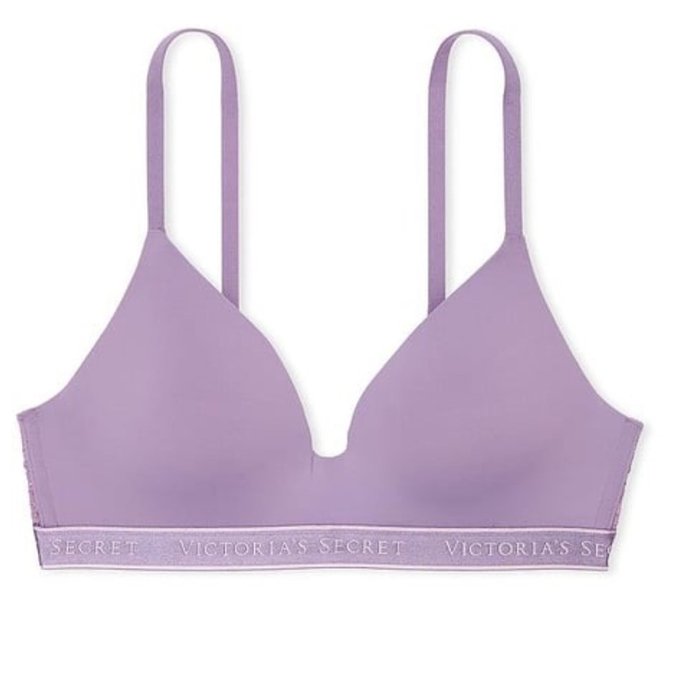 Victoria's Secret T-shirt Lightly Lined Wireless Lace-Trim Bra - 34DD